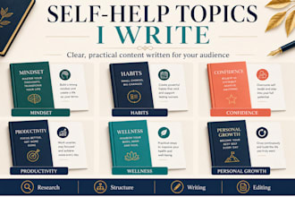 ghostwrite your self help or personal development nonfiction ebook