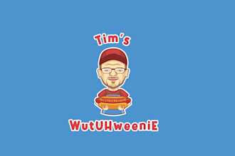 design hot dog restaurant cartoony logo in  1 day