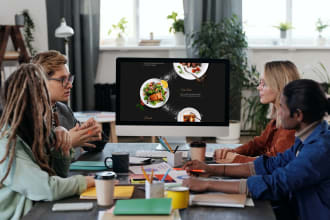 create a restaurant website