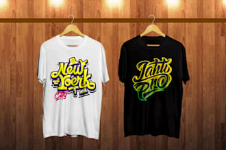 design a custom awesome typography t shirt design