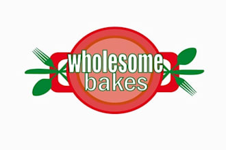 design wholesome bakes logo in 1 day