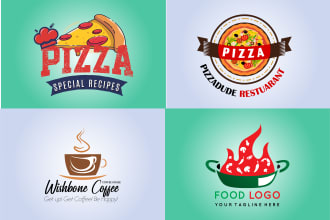 design a modern restaurant, cafe, and fast food logo