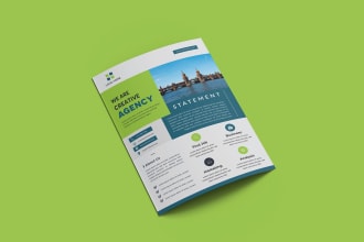 perfectly design a flyer, brochure, catalog in 5 hours