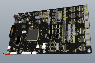 design pcb, schematics and production files for you