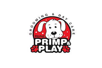 create a simple yet eye catching logo for hotel primp and play