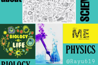 teach you any topic related to biology and  chemistry