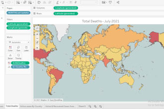 create dashboards in tableau for data visualizations