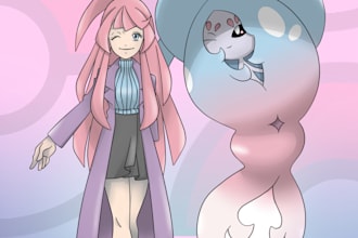 draw you into pokemon style