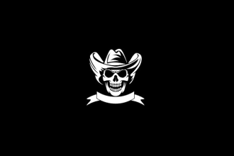 creative skull logo in high definition