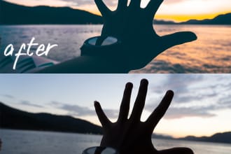 retouch your photo and give you preset as bonus in lightroom