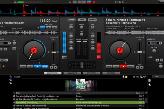 create afro mixtape with both slow and fast beat