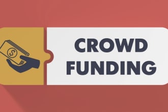 do  crowdfunding campign promotion kickstarter and  fundraising