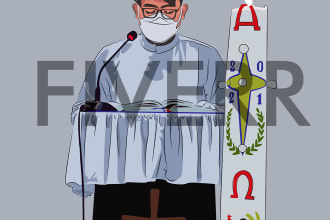 do make your photo turn into vector, cartoon, and animation picture