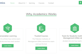 design modern web designing and development