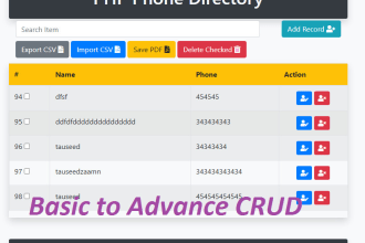 develop a custom website with a PHP backend