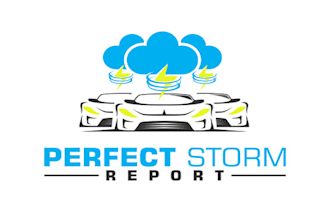 design perfect storm report logo in 1 day