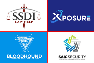 make crypto, network safety, tech and security logo plan