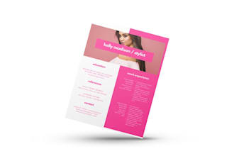 update or create a professional resume, CV, cover letter