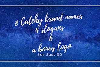 create powerful killer taglines, slogans and business names
