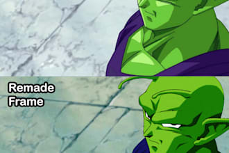 remake a frame of dragon ball
