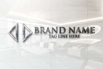 design a flat minimal logo for you