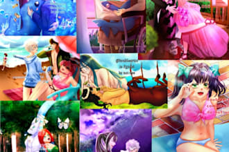 anime art sfw nsfw open for any ideas