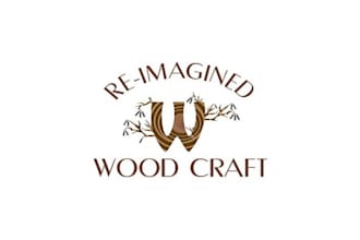 design woodworking logo for a northern california craftsman