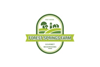 design a classic  non generic logo for forest springs farm