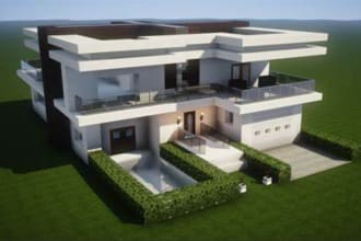 give you a minecraft advance houses or world