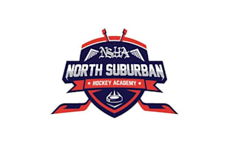 design hockey academy logo in 1 day