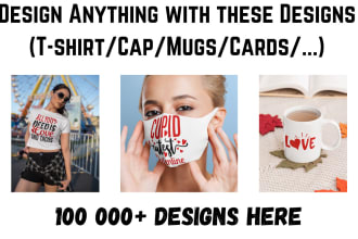 give 100 000 tshirt design bundle, svg, png, dxf, eps