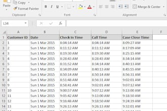 do data entry typing in excel