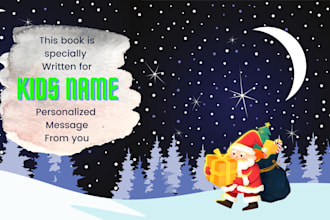 make you a personalized digital children book for gift