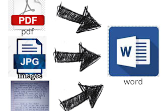 manual type or retype your pdf, scan doc, images, handwriting to text or word