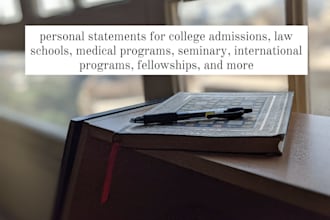 refine your transformative personal statement