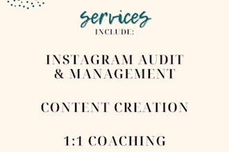 manage your instagram account