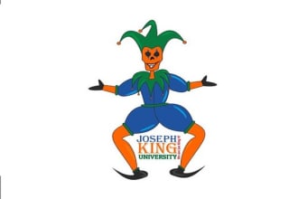 create a mascot and logo for joseph king university
