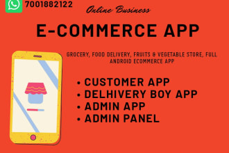 grocery ecommerce app full system