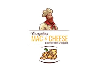 design everything mac and  cheese logo