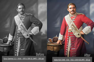 colorize, restore, retouch, repair your old photo