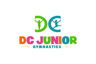 design dc junior gymnastics logo in 1 day