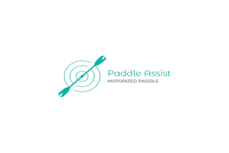 design paddle assist logo design motorized paddle