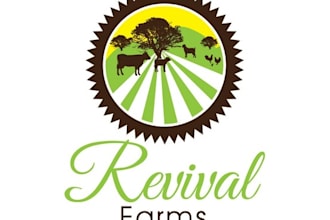 create creative agriculture farm logo