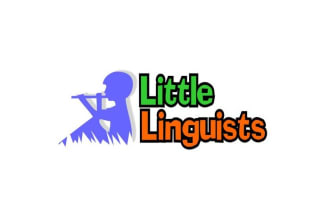 design little linguists language school logo