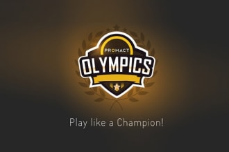 make a unique style sports logo for your football club