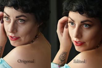 edit your portraits photoshop retouching beautiful glamour