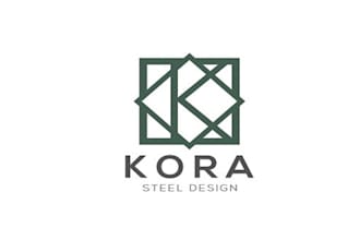 design a metal artisan industrial steel logo