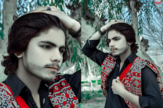 graphic designer and photo editing