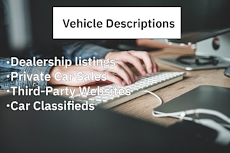 write a detailed car or automotive product description