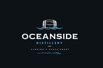 create a powerful branding logo for new distillery